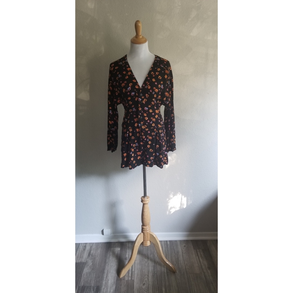 Free People Floral Romper